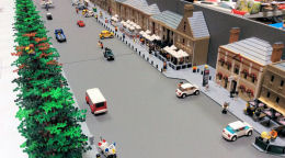 Salamanca Place - Hobart in Lego