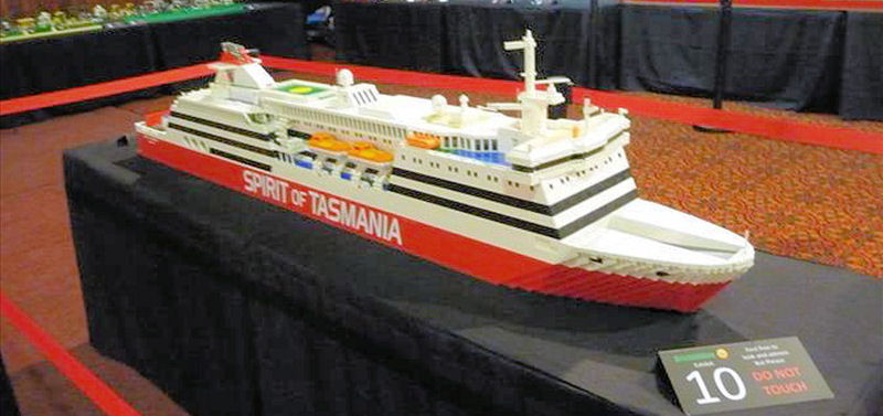 Spirit of Tasmania in Lego